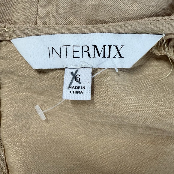 INTERMIX Paula Belted Twill Jumpsuit Size 6 Boho - Picture 10 of 11